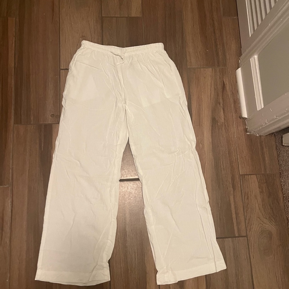 Bershka linen pants girls 10-12